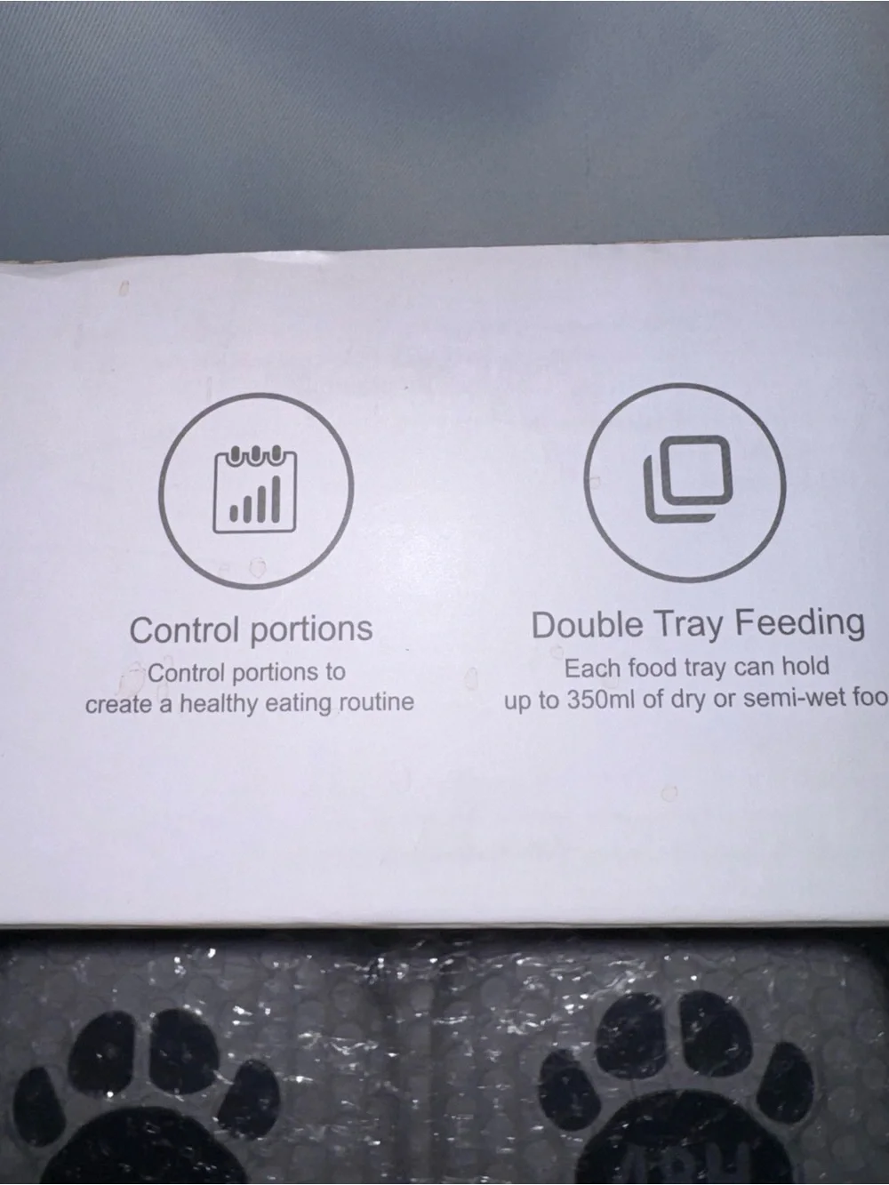 Automatic Smart Pet Food Feeder - White